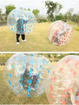 land zorbing exciting harness ball playiings